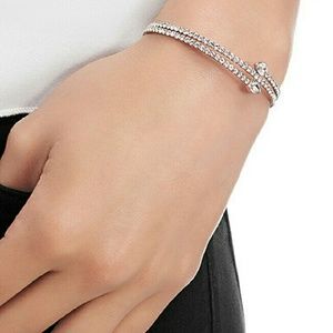 SWAROVSKI Twisty Drop Bangle NWT